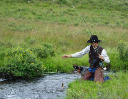 Backcountry creek fishing south of Creede (photo by b4Studio)