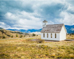 The Church overlooking Creede (photo by Brandon Jennings)