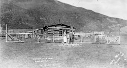 Dr. and Mrs. Faunce at Wetherill Ranch c. 1925 - Creede Historical Society #288-HR-3.1