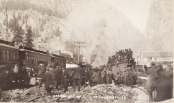 Arrival of D&RG in Creede, c1892 - Creede Historical Society 620-RR-5c1