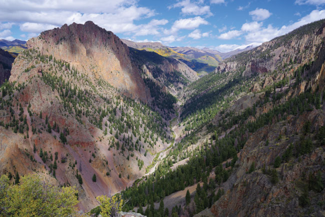 BobSeago East WillowCreek view from Inspiration Point Trail